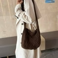 thumbnail image 4 of Women's Crochet Tote Bag Knitted Shoulder Crossbody Handbags Aesthetic Shopping Bag Cute Purses Crocheted Hobo Bag, 4 of 10