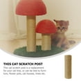 thumbnail image 2 of Milisten Cat Scratching Post Replacement Cat Tree Scratch Post Wooden Hemp Rope Cat Scratcher Post(Only the Straight Post), 2 of 6