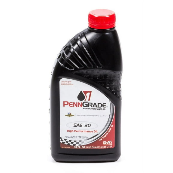 PENN GRADE 71396, Monograde High Performance Oil SAE 30, 1 Quart