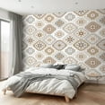 thumbnail image 2 of Peel and Stick Canvas Wallpaper Wall Mural Kilim bohemian seamless format for printed fabrics any other purposes Wall Art Self Adhesive and Removable 69in x 98in, 2 of 8