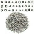 thumbnail image 2 of U8MO 30pcs Antique silver Spacer Bead Loose Beads For Handmade Bracelet Necklace-14# 6mm, 2 of 9
