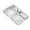 Xiaoerge, variant on Heavy Duty Stainless Serving Platter Corrosions Resistant Easy Maintenance Buffet Plate For Household Daily Use