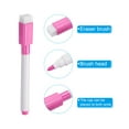 thumbnail image 4 of Uxcell Dry Erase Marker Pens Rose Red Ink Fine Point Low Odor Whiteboard with Eraser Cap, 30 Pack, 4 of 6
