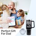 thumbnail image 6 of Fishing Gifts for Dad Reel Cool Dad 40 OZ Tumbler Cup Fathers Day Birthday Christmas Gifts Fishing Coffee Mug with Handle, 6 of 6