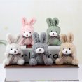 thumbnail image 2 of Kids Stuffed Animal Toys 11 Cm Soft Cute Rabbit Keychain Kawaii Plush Doll Backpack Pendant, 2 of 5