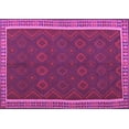 thumbnail image 1 of Ahgly Company Indoor Rectangle Oriental Purple Traditional Area Rugs, 7' x 10', 1 of 4