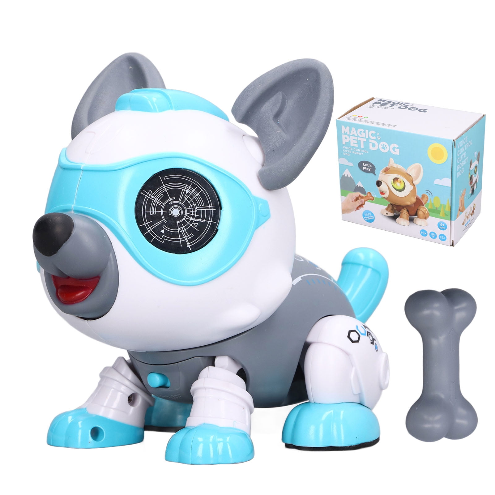 Intelligent Touch Remote Control Robot Pet Dog with Sound & Light Kids Toy 