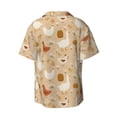 thumbnail image 2 of Disketp Men's Hawaiian Autumn and Thanksgiving Print Shirts Button Down Holiday Beach Shirts-4X-Large, 2 of 7