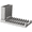 Gray, variant on Wofarmy Japanese Foldable Dish Drainer Rack with Chopstick Holder Kitchen Storage Black