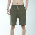thumbnail image 3 of Mingw Mens Shorts Men's Summer Bermuda Denim Shorts Flat Front Pants,Available in Multicolor, 3 of 3