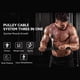 thumbnail image 5 of Polea De Fitness, Equipo De Ejercicio En Casa, Equipo De Fitness, Sistema De Polea De Tríceps, Equipo De Gimnasio De Entrenamiento Guardurnaity OD013299-00, 5 of 6
