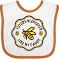 thumbnail image 3 of Inktastic Future Beekeeper Like Daddy Boys or Girls Baby Bib, 3 of 4