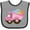 Heather and Black, variant on Inktastic Easter Jelly Bean Dump Truck Girls Baby Bib