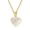 Letter A, variant on Shell Initial Necklaces for Women Heart Letter A-Z Pendant Name Gold Plated Stainless Steel Chain Dainty F Alphabet K Cute Statement Personalized Jewelry Gold G