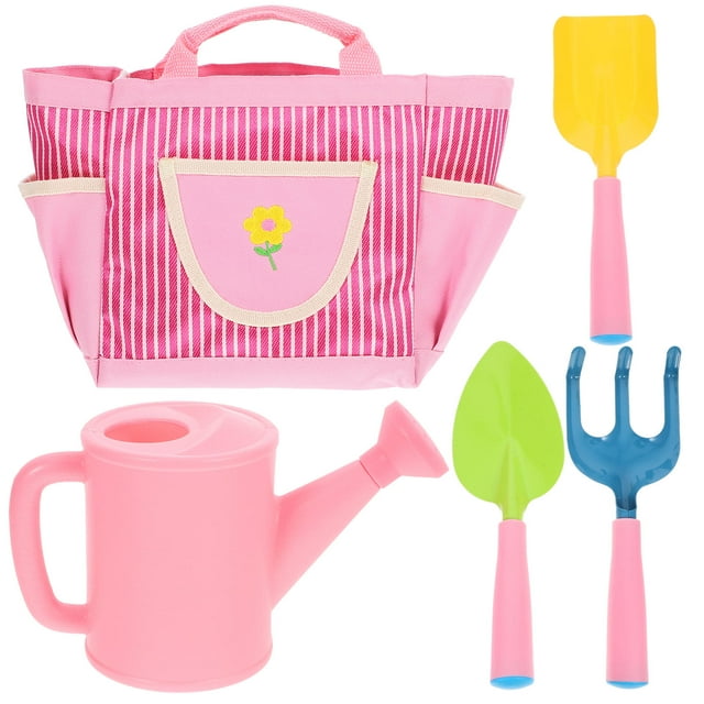 OUNONA Kids Gardening Hand Tools Gardening Tool Set Assorted Color 1 Set for Loosening Soil at Beach