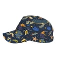 thumbnail image 2 of Lsque Undersea Animals Baseball Cap Trucker Low Profile Hat Golf Dad Hat Adjustable Original Classic Unconstructed Plain Cap Men Women, 2 of 9