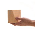 thumbnail image 2 of Cuerpo de pluma romboide de madera de haya, depósito de lápiz geométrico, suministros de oficina, administrador de pinceles de maquillaje, 2 of 5