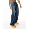 thumbnail image 4 of EMMIOL Men's Wide Leg Jeans Y2K Vintage Baggy Jeans 90s Hip Hop Streetwear Loose Fit Denim Pants, 4 of 5