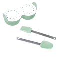 thumbnail image 3 of Cesta para huevos, utensilios de cocina, accesorio de cocina, contenedor de silicona para el desayuno verde, 3 of 9