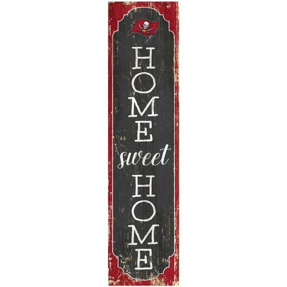 Tampa Bay Buccaneers 24" Home Sweet Home Leaner Sign