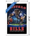thumbnail image 3 of NFL Buffalo Bills - End Zone 17 Wall Poster, 14.725" x 22.375", Framed, 3 of 5