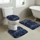 thumbnail image 4 of Juego de 3 alfombrillas de baño gruesas de invierno, de colores surtidos, suaves, absorbentes, antideslizantes, lavables, color azul oscuro, 40 x 60 cm Rkxzt, 4 of 9