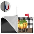 thumbnail image 5 of Welcome Fall Pumpkin Mailbox Covers Magnetic Standard Size 18" X 21" Fall Mailbox Covers Buffalo Plaid Check Magnetic Mailbox Cover Post Letter Box Mailbox Covers for Farmhouse Garden Yard, 5 of 6