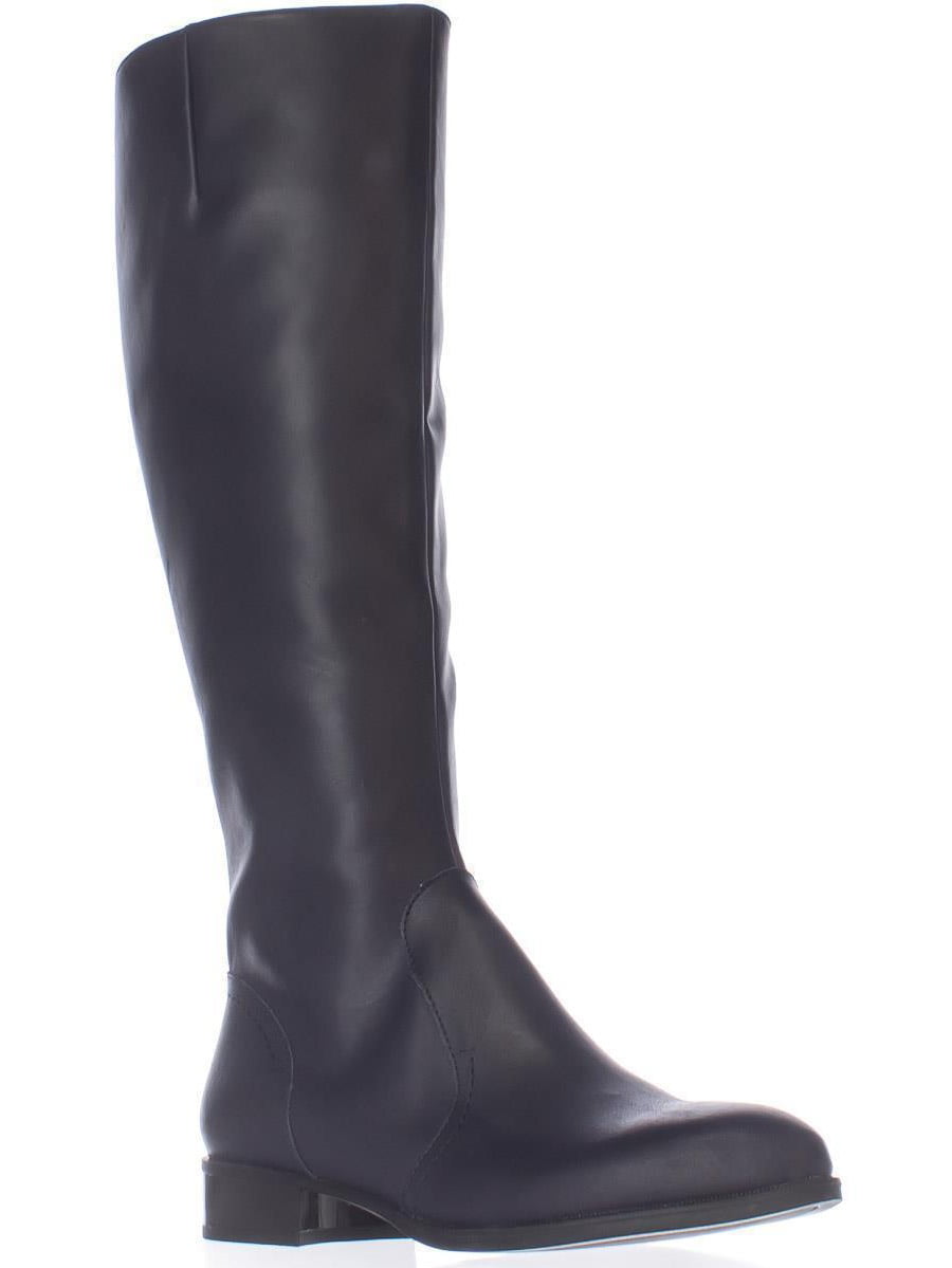 Womens Nine West Nicolah Tall Riding Boots - Navy - Walmart.com