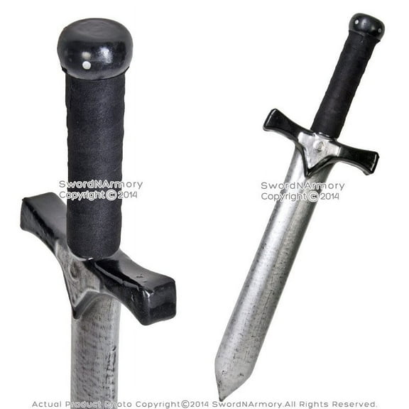 18" Fantasy Dark Knight Dagger LARP Foam Short Sword Latex Game