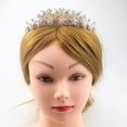 thumbnail image 2 of simhoa Rhinestone Crown Tiara is Sure to Make You Look Like a Real Elegant Princess Rose Golden, 2 of 6