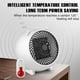 thumbnail image 5 of Xihbxyly Calefactor Portátil, Calentamiento Rápido, Protección Contra Sobrecalentamiento y Vuelcos, Ventilador de Escritorio Compacto, para Uso En Casa o En La Oficina, Calidez En Invierno, Tamaño 16, 5 of 7