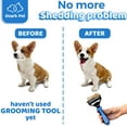 thumbnail image 5 of Pet Brush, 2-Side Pet Grooming Tools with Deshedding and Dematting Comb, 5 of 6