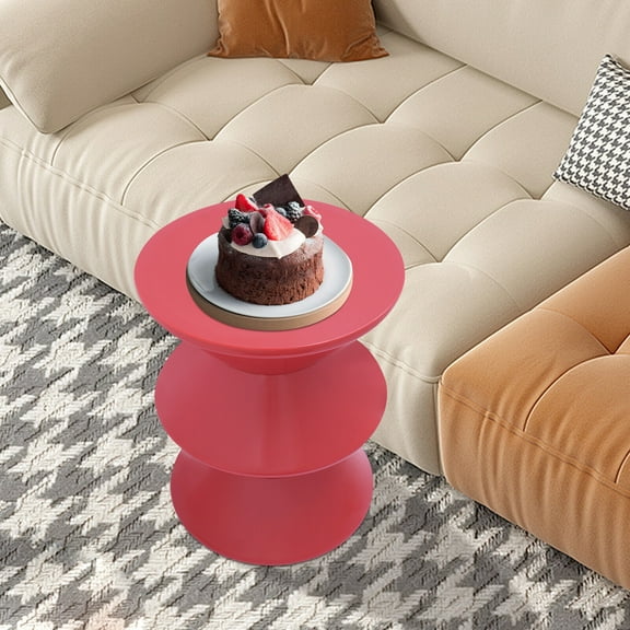 Floor Standing Side Table, Sofa Side Table, Modern Round End Table Living Rooms