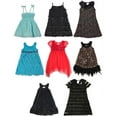 thumbnail image 3 of Lipstik Toddler and Little Girl's Party Dress for Day, Evening or Holidays 29468-4T (Black Short Sleeve Shimmer), 3 of 3