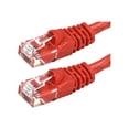 thumbnail image 1 of Monoprice - Patch cable - RJ-45 (M) to RJ-45 (M) - 25 ft - UTP - CAT 6 - snagless, stranded, crossover - red, 1 of 2