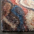 thumbnail image 5 of SAFAVIEH Gypsy Luigi Abstract Area Rug, Rust/Blue, 8' x 8' Round, 5 of 8