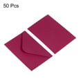 thumbnail image 3 of REGALWOVEN Mini Envelopes, Gift Cards Business Card Envelope for Greeting Wedding Dark Red, 3 of 6
