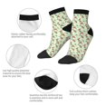 thumbnail image 5 of Pofeuu Flower With Ladybug Print 30cm Socks, Adult Running Hiking Socks for Youth and Adult, 5 of 7