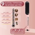 thumbnail image 4 of Cepillo alisador de pelo SUPBERC Negative Ionic 9 Temp Pink, 4 of 6