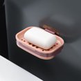 thumbnail image 2 of CSChome Soap Holder Wall mounted Draining Rack: Double Layer Drawer Design Bathroom Organizer with Quick Drainage, 2 of 6