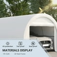 thumbnail image 3 of Outsunny Storage Tent 10’ x 16’ x 0’ White Carport, 3 of 9