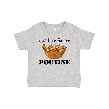 

Inktastic Just Here for the Poutine Gift Baby Boy or Baby Girl T-Shirt