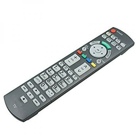 New OEM Replacement Panasonic Plasma TV Remote Control N2QAYB000486 for TC-P50VT20 TC-P58VT25 (Best Settings For Panasonic Plasma)