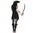 thumbnail image 4 of Leg Avenue Women's Black Sea Sexy Pirate Costume, 4 of 5