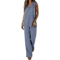 thumbnail image 1 of Mujeres Tops Casual V-Cuello de Manga Corta de Dos Piezas con Cordón Pantalones Cortos Y Bolsillos Laterales para Estilo sin Esfuerzo Y Collar en Capas, 1 of 4