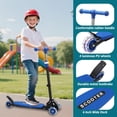 thumbnail image 4 of ADUBENRY Trottinette pour Enfants, Trottinette à 3 Roues pour Enfants de 3 à 12 Ans, Trottinette pour Enfants avec Roues Lumineuses et 3 Hauteurs Réglables pour Garçons et Filles Bleu, 4 of 7