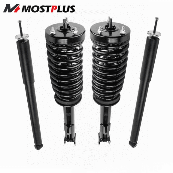 MOSTPLUS Set(4) Front & Rear Shocks Struts Assembly for Dodge Charger Magnum Chrysler 300