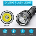 thumbnail image 4 of Diving Torch, Scuba Diving Light Rechargeable, Underwater Flashlight Dive Torch, 2000 Lume, 4 of 5