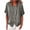 Gray, variant on hlysgo Crew Neck Linen Tops for Women Short Sleeve Cotton Tee Shirts Asymmetrical Button Down Blouse Wine,L