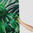 thumbnail image 3 of Fenyluxe Palm Leaf Shower Curtain Set Polyester Fiber Bathroom Curtain with Hooks Various Sizes Sustainable Easy to Install High Definition Digital Printing Easy Care 60"x72, 3 of 7